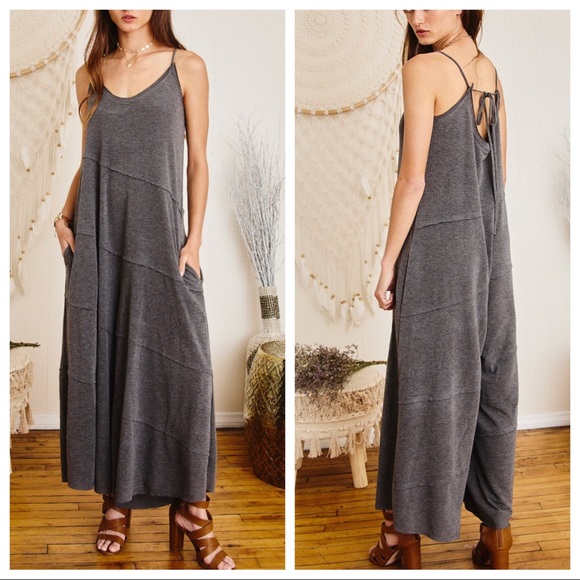 Fabulous 2 Tone Wide Leg side pockets jumpsuit - Picture 8 of 8